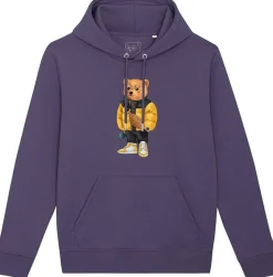 Baron Filou Organic Hoodie Filou LI. Paars Discount