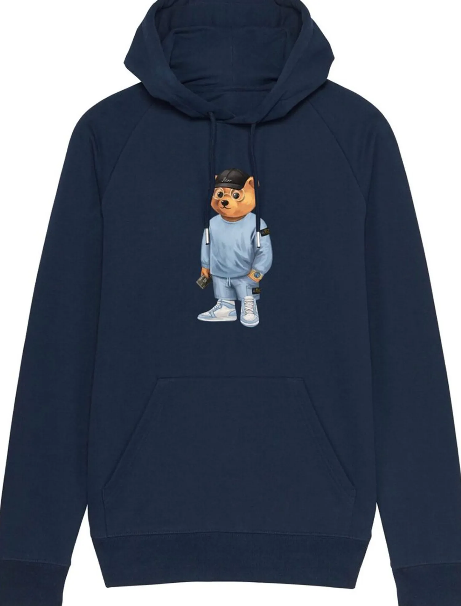 Baron Filou Organic Summer Hoodie Filou LXI. Blauw Outlet