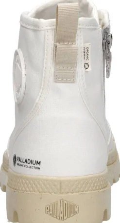 Palladium Pampa Hi Zip Oragnic Wit New