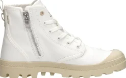Palladium Pampa Hi Zip Oragnic Wit New