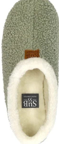 Sub55 Home Collection Pantoffels Dicht Khaki Sale