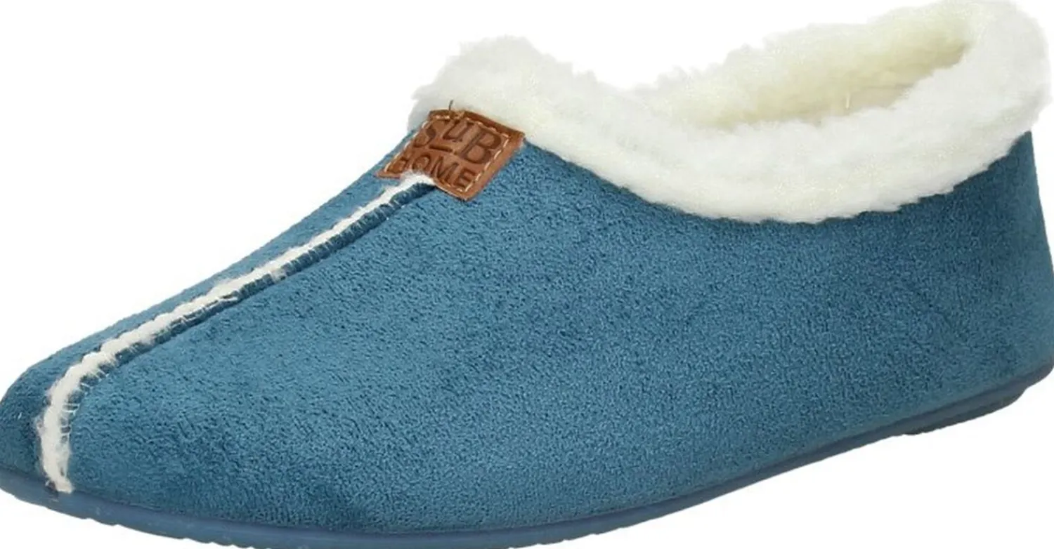 Sub55 Home Collection Pantoffels Dicht Licht blauw Best