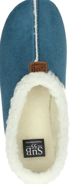 Sub55 Home Collection Pantoffels Dicht Licht blauw Best