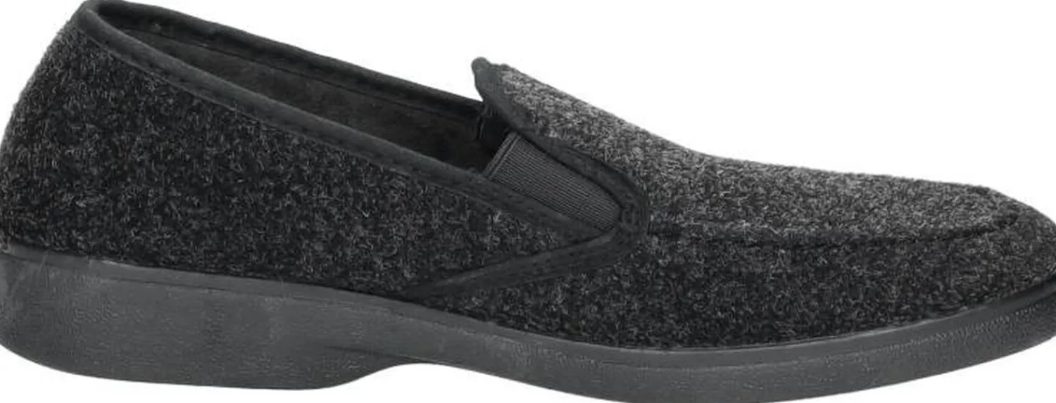 Comfort Plus Pantoffels Dicht Zwart Outlet