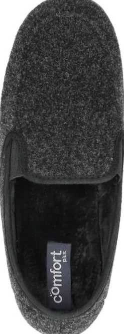 Comfort Plus Pantoffels Dicht Zwart Outlet