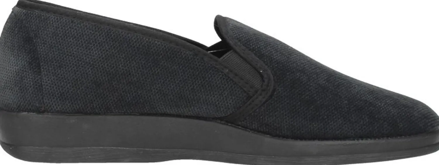 Comfort Plus Pantoffels Dicht Zwart New