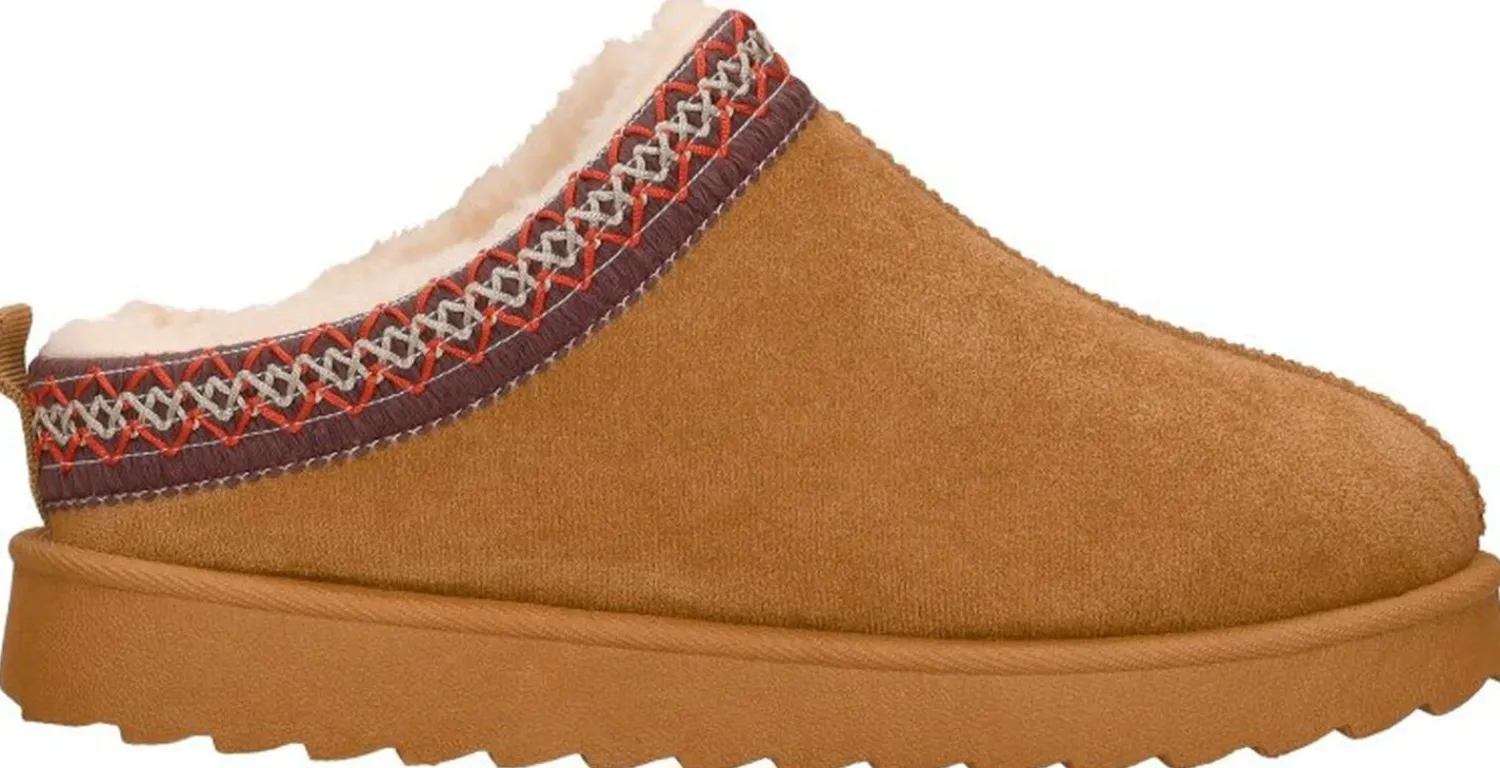 Sub55 Home Collection Pantoffels Dicht Cognac New