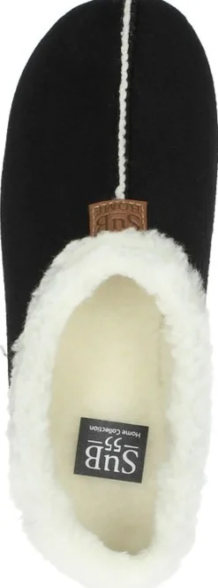 Sub55 Home Collection Pantoffels Dicht Zwart Online