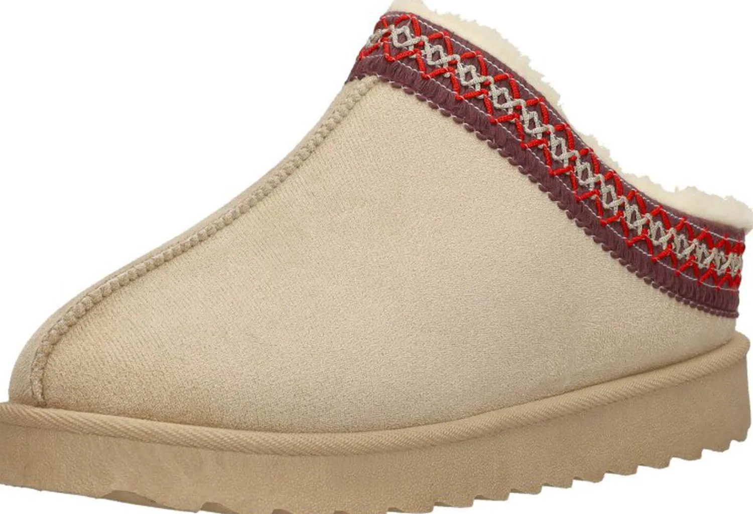 Sub55 Home Collection Pantoffels Dicht Beige Outlet