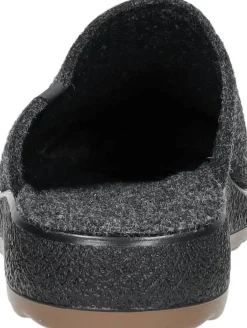 Fly Flot Pantoffels Open Zwart Clearance
