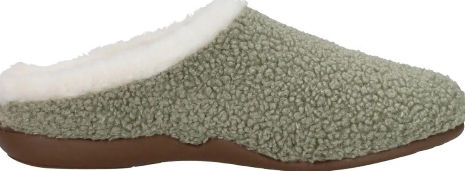 Sub55 Home Collection Pantoffels Open Groen Discount