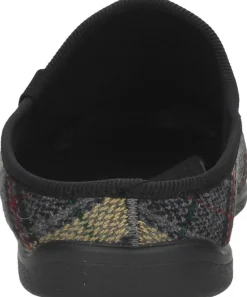 Fly Flot Pantoffels Open Donkergrijs Fashion