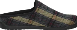 Fly Flot Pantoffels Open Donkergrijs Fashion