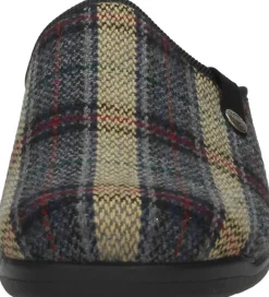Fly Flot Pantoffels Open Donkergrijs Fashion