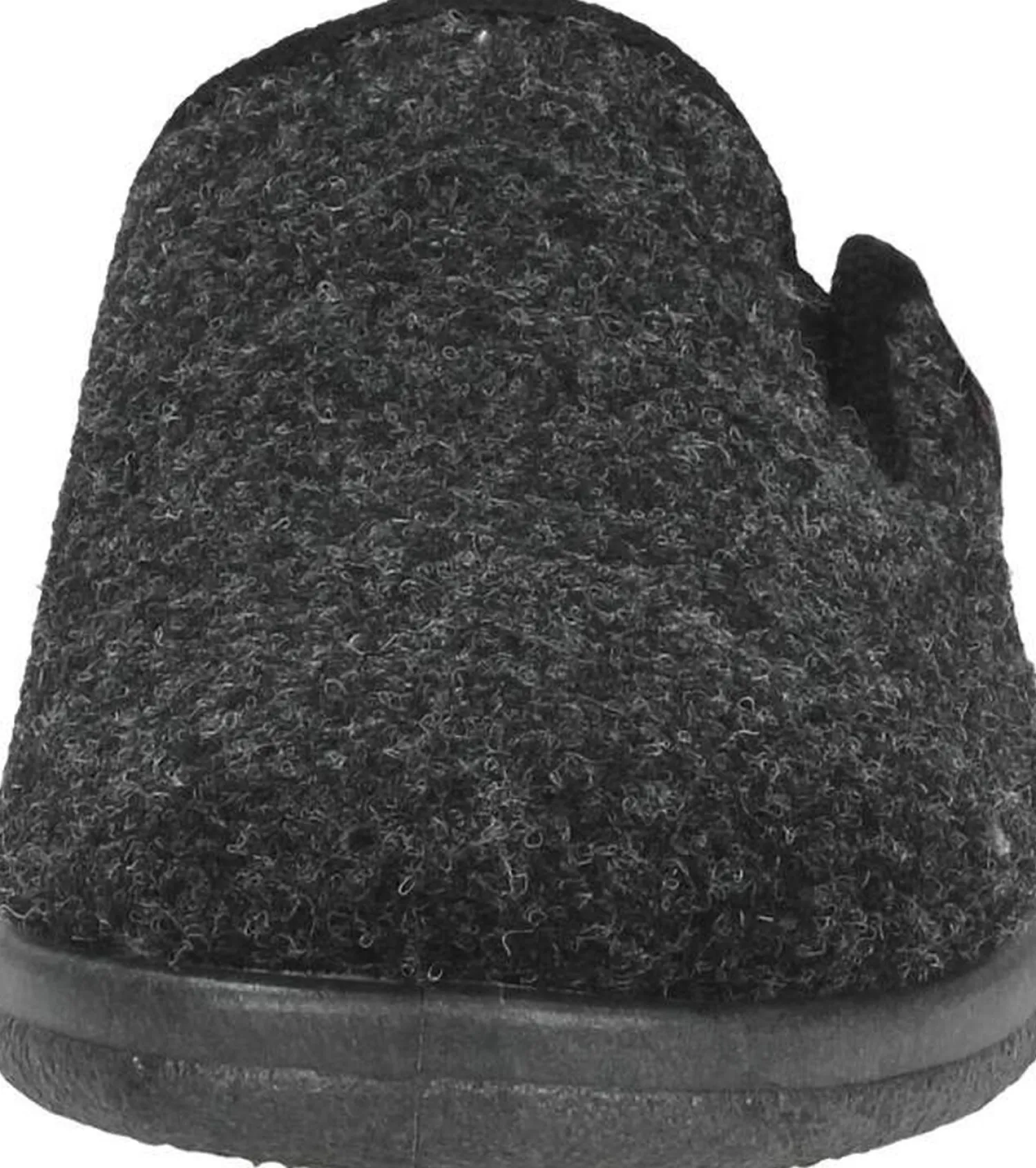 Cal Pantoffels Open Donkergrijs New