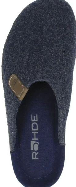 Rohde Pantoffels Open Blauw Best