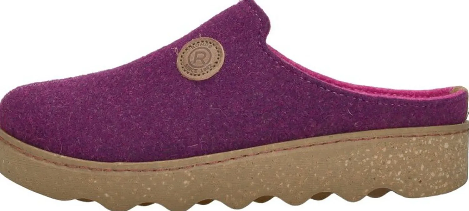 Rohde Pantoffels Open Paars Discount