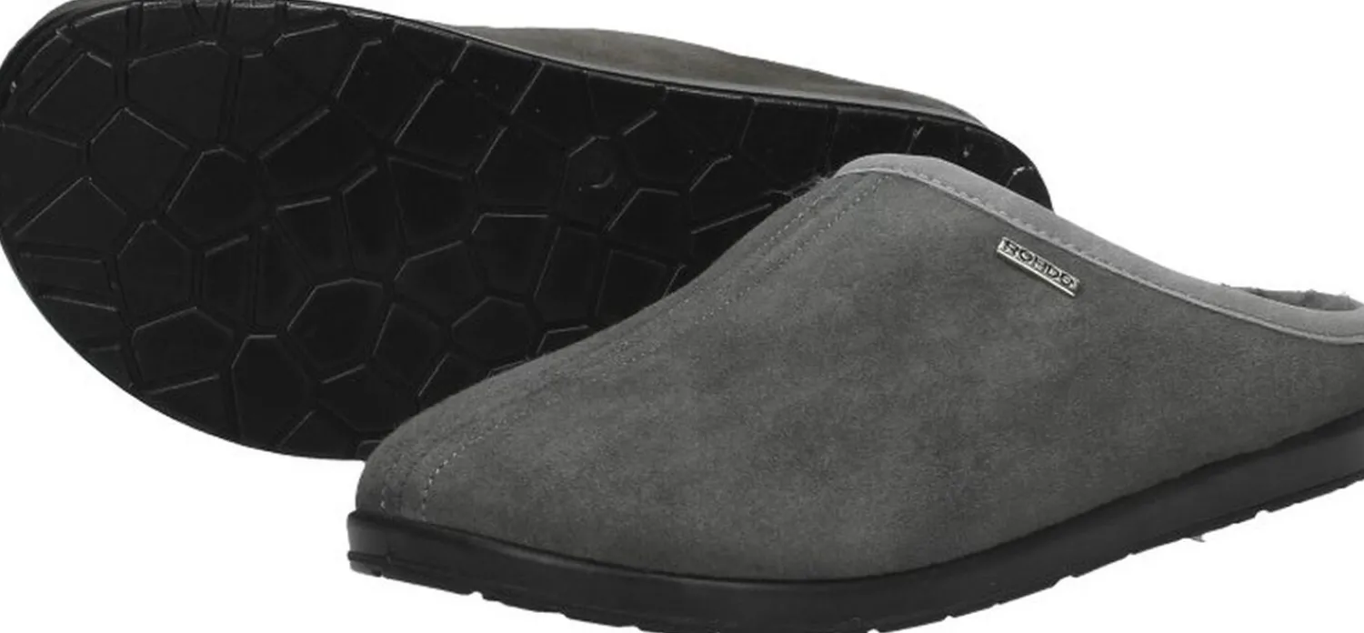 Rohde Pantoffels Open Donkergrijs New