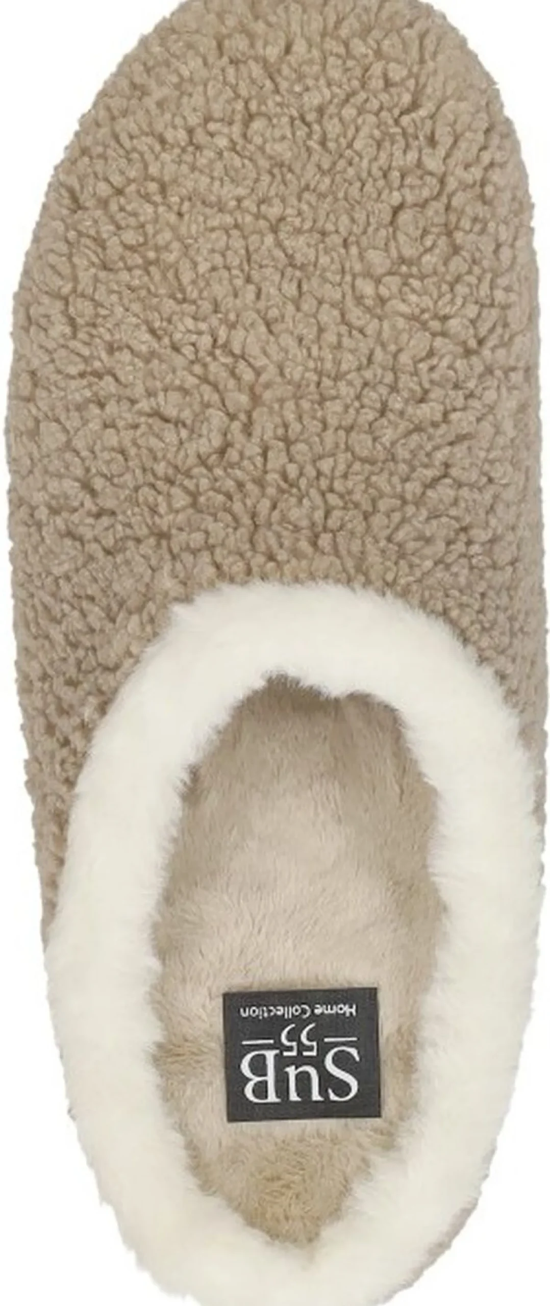Sub55 Home Collection Pantoffels Open Beige Discount