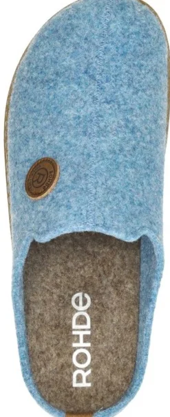 Rohde Pantoffels Open Blauw Best