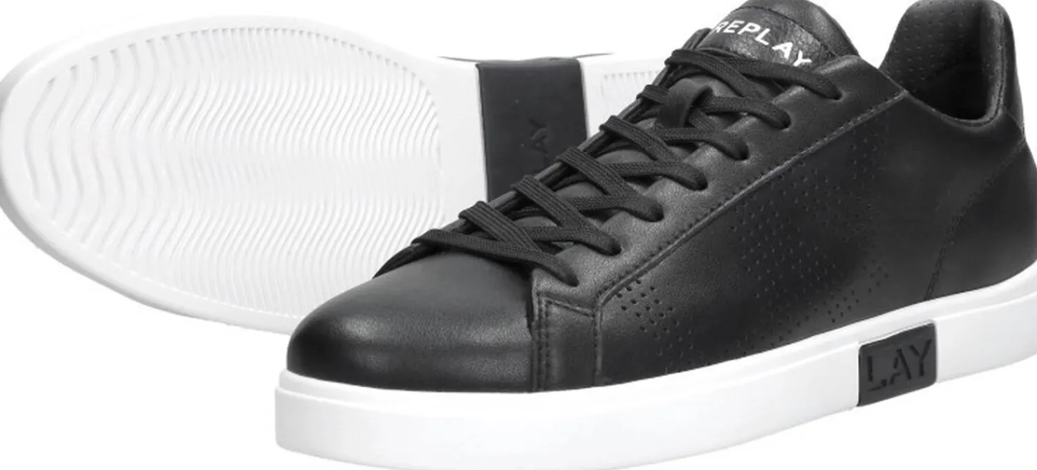Replay Polys Studio Zwart Clearance