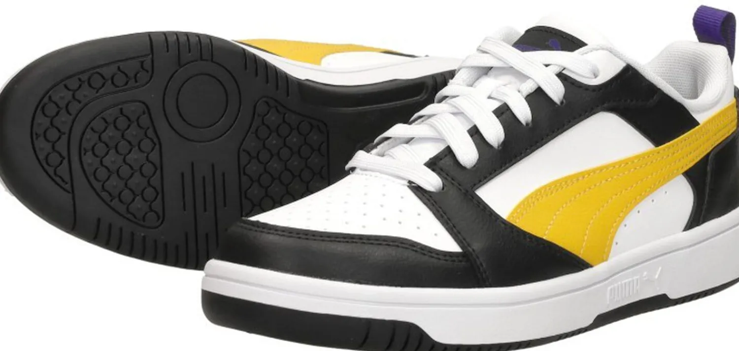 Puma Rebound V6 Low JR Zwart Outlet