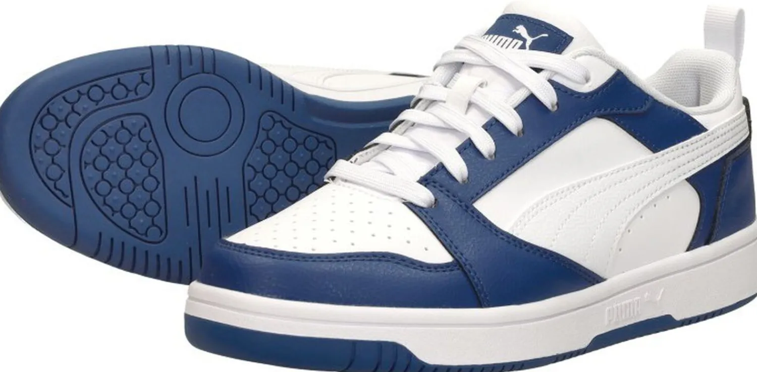 Puma Rebound V6 Low JR Blauw Fashion
