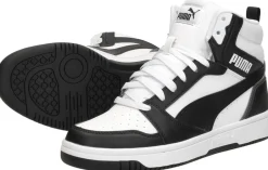 Puma Rebound V6 Mid Jr Zwart Outlet
