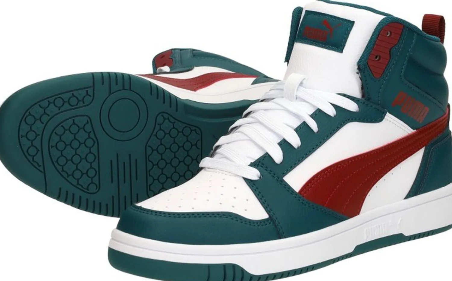 Puma Rebound V6 Mid Jr Groen Fashion