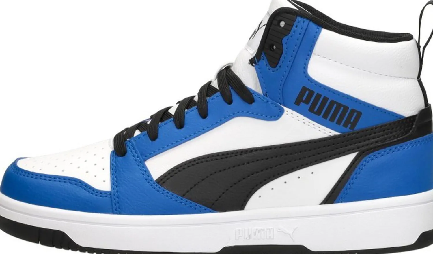 Puma Rebound V6 Mid Jr Kobalt blauw Clearance