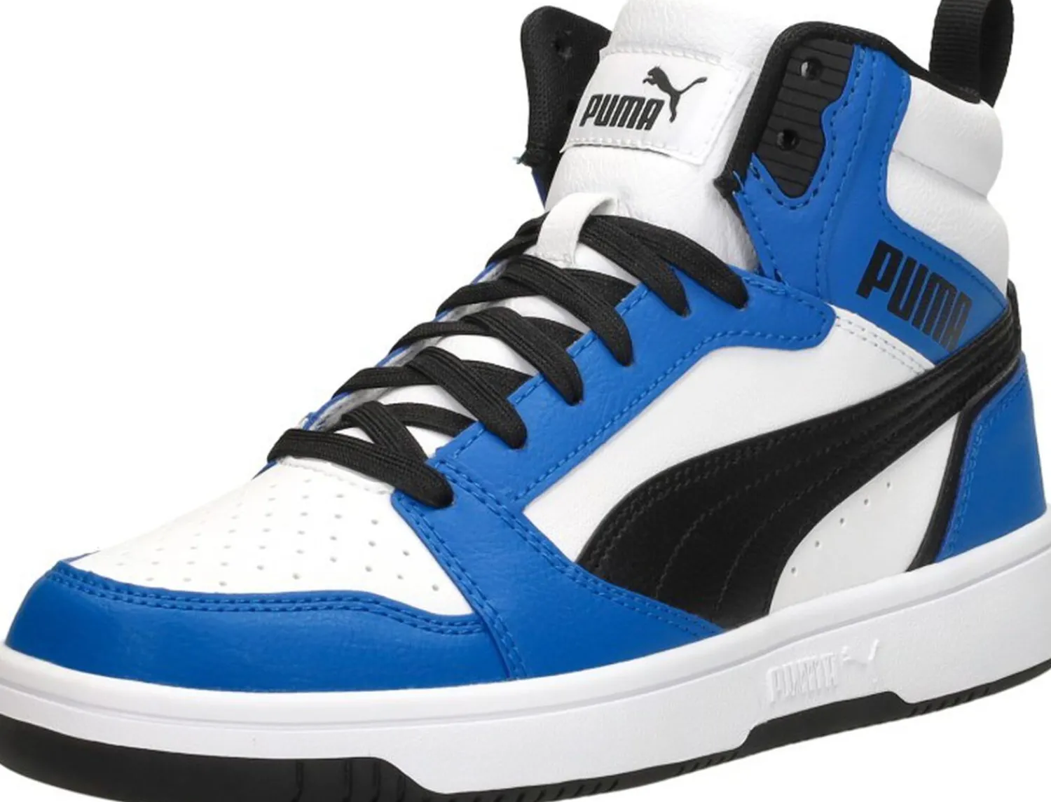 Puma Rebound V6 Mid Jr Kobalt blauw Clearance