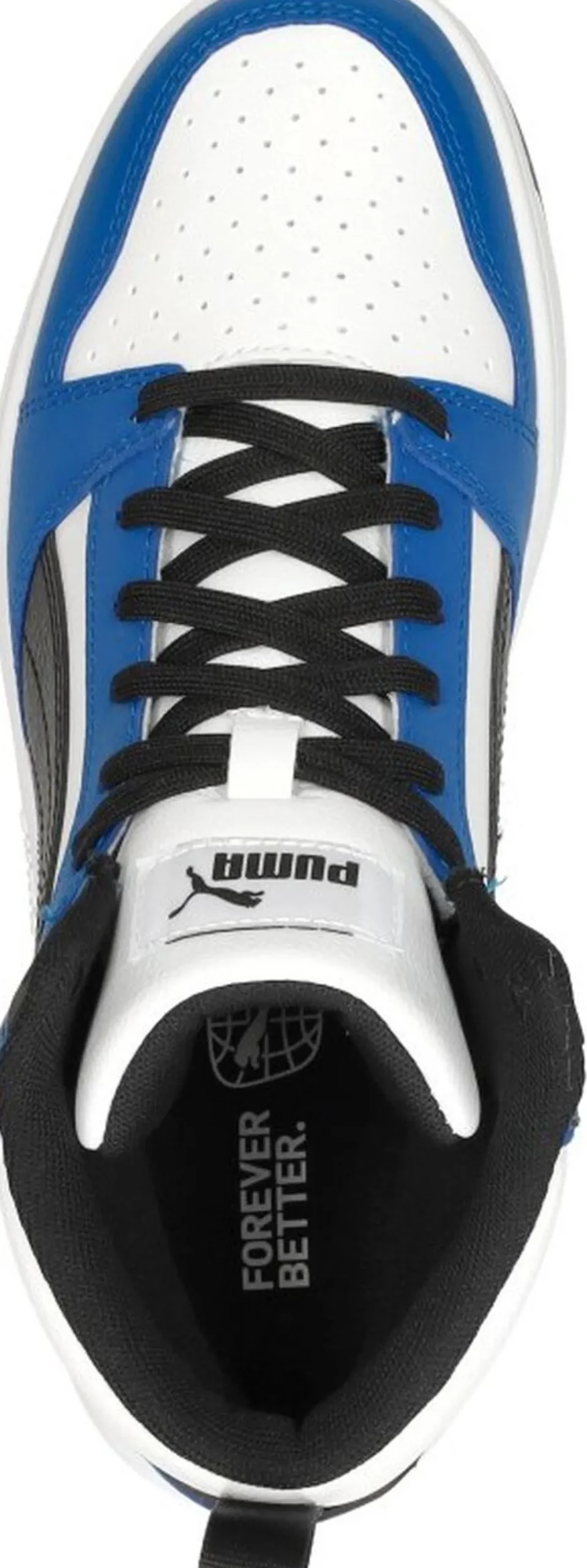 Puma Rebound V6 Mid Jr Kobalt blauw Clearance