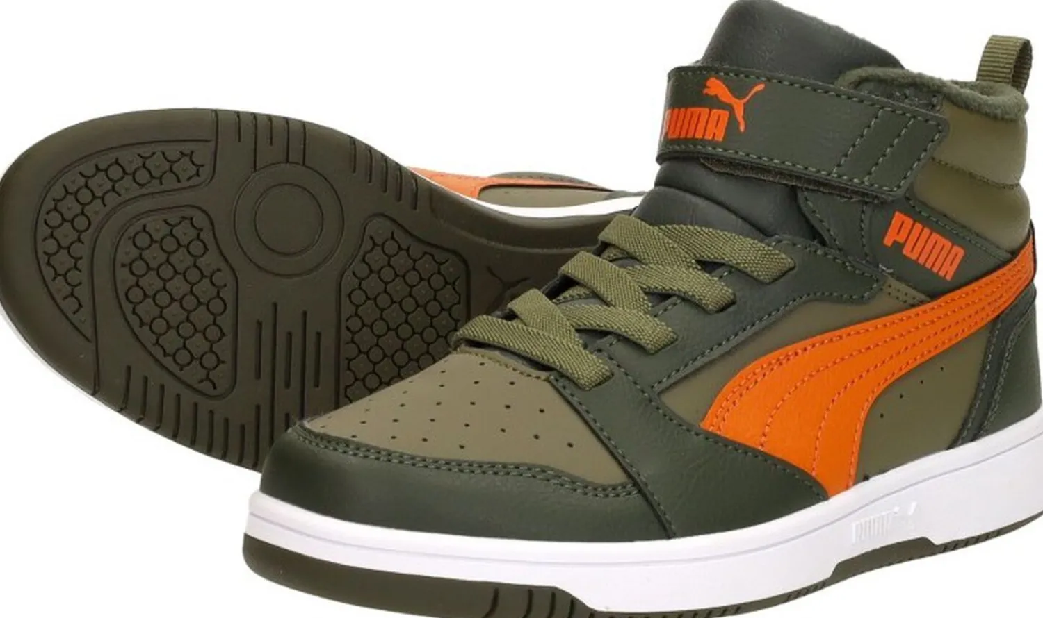 Puma Rebound V6 MID WTR Jr Groen Outlet