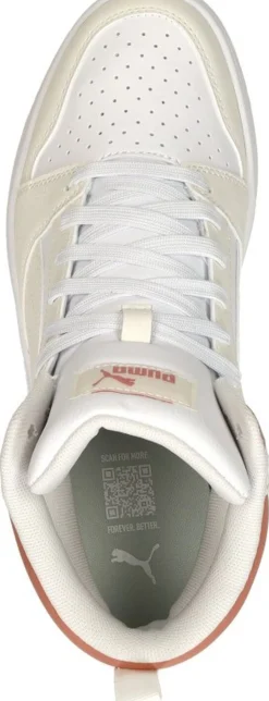 Puma Rebound v6 Gebroken wit Outlet