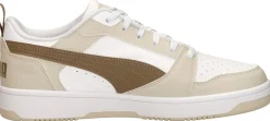 Puma Rebound v6 Low Gebroken wit Outlet