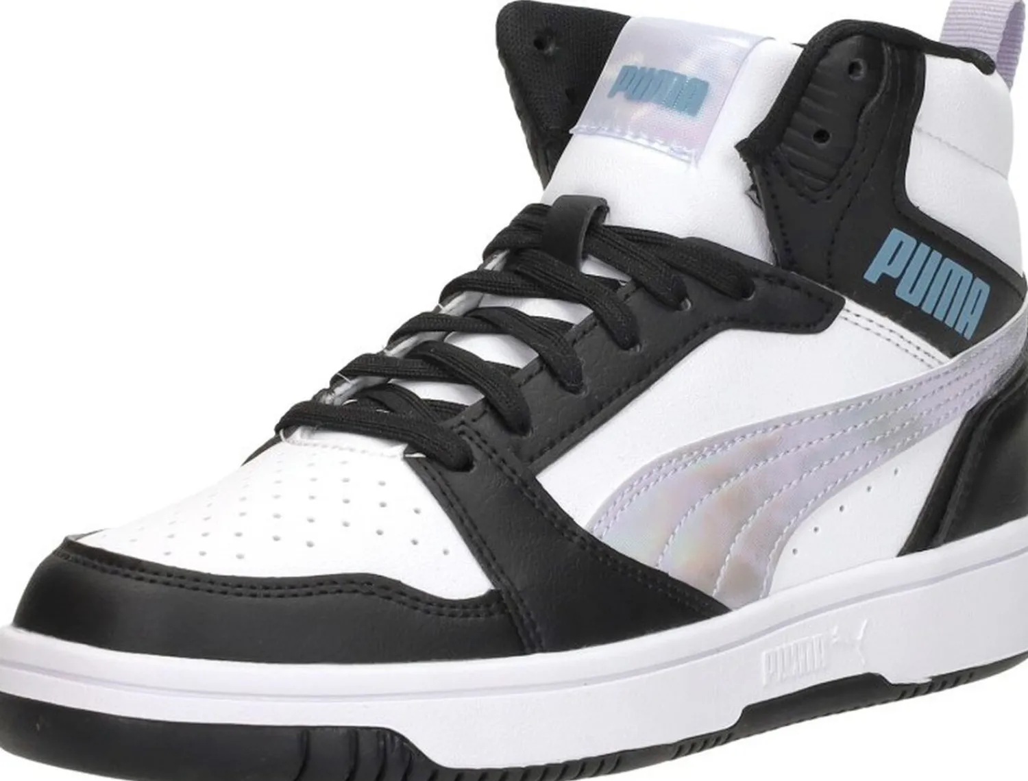 Puma Rebound V6 Mid JR Zwart Fashion
