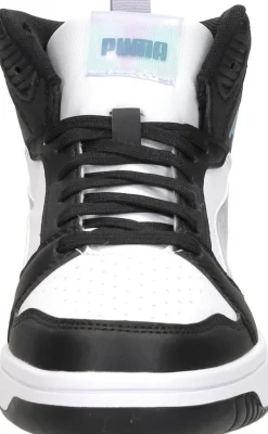Puma Rebound V6 Mid JR Zwart Fashion