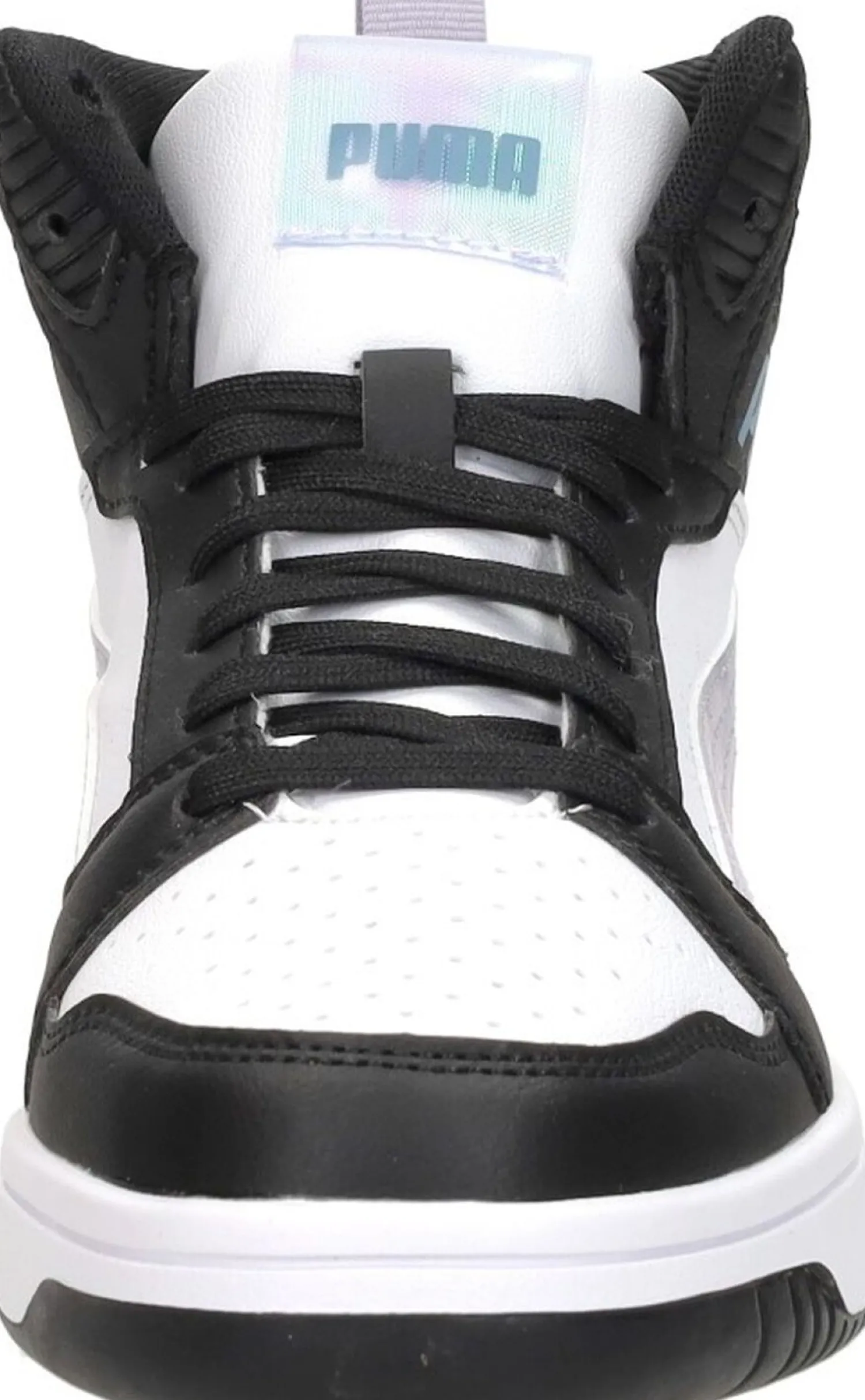 Puma Rebound V6 Mid JR Zwart Fashion