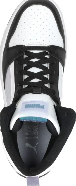 Puma Rebound V6 Mid JR Zwart Fashion