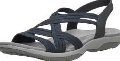 Skechers Reggae Slim - Simply Stretch Blauw Outlet