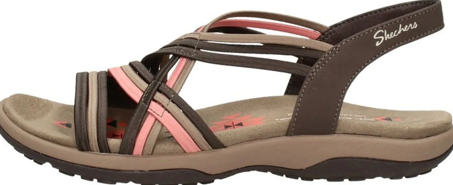 Skechers Reggae Slim - Simply Stretch Donkerbruin Sale