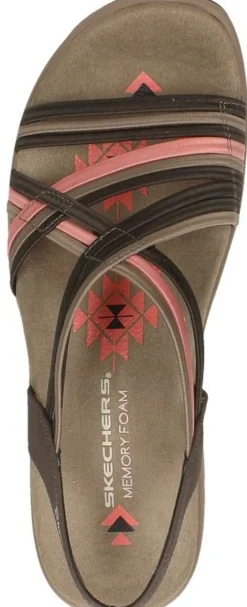 Skechers Reggae Slim - Simply Stretch Donkerbruin Sale