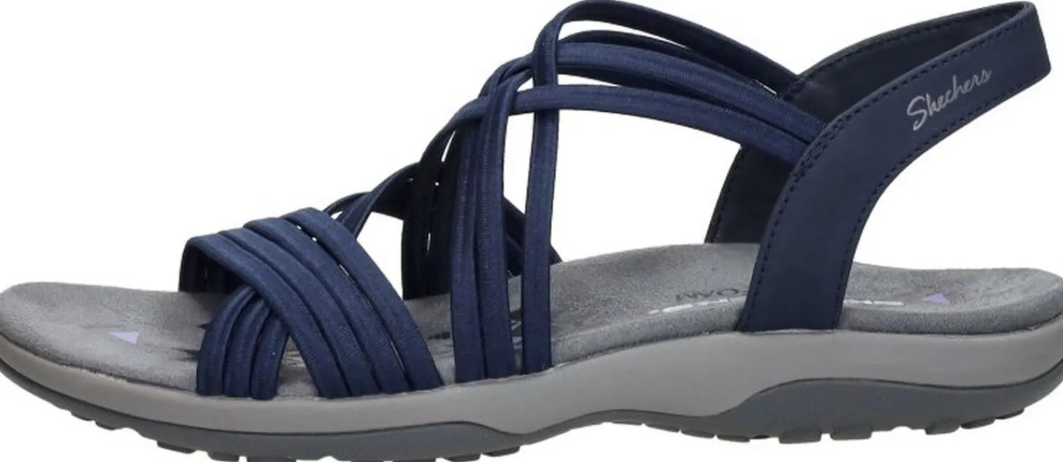 Skechers Reggae Slim - Sunnyside Blauw Clearance