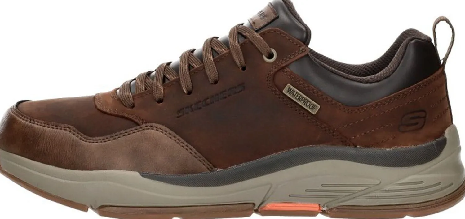 Skechers Relaxed Fit: Benago - Hombre Donkerbruin Hot