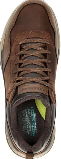 Skechers Relaxed Fit: Benago - Hombre Donkerbruin Hot