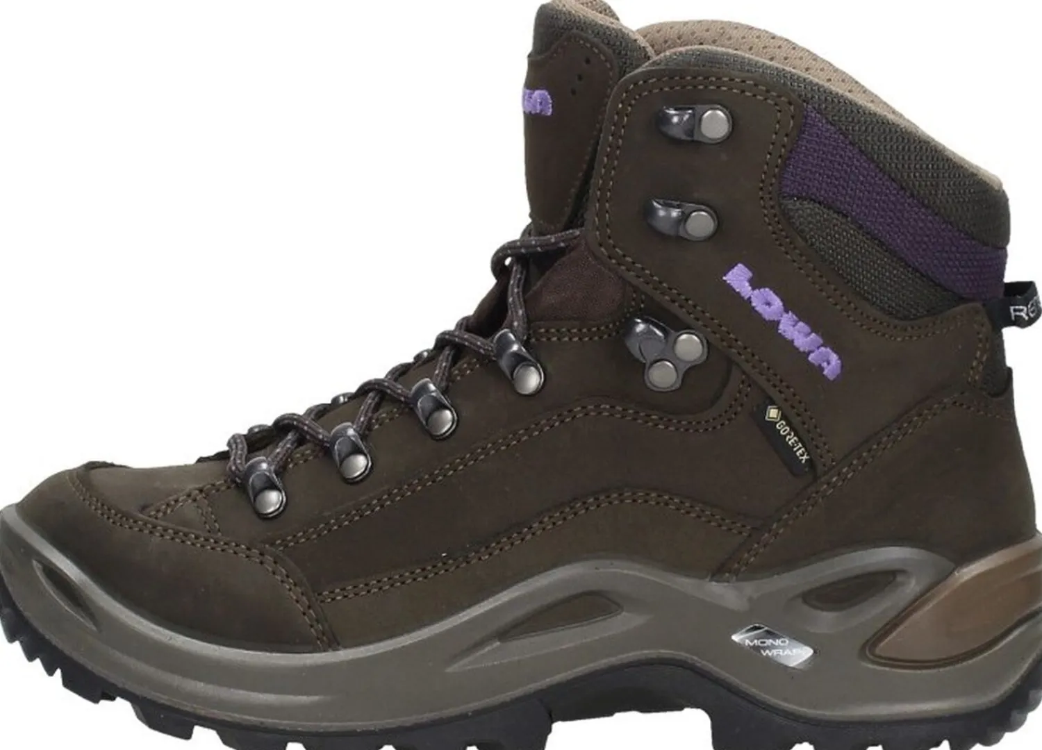 Lowa Renegade GTX Mid Ws Donkerbruin Hot