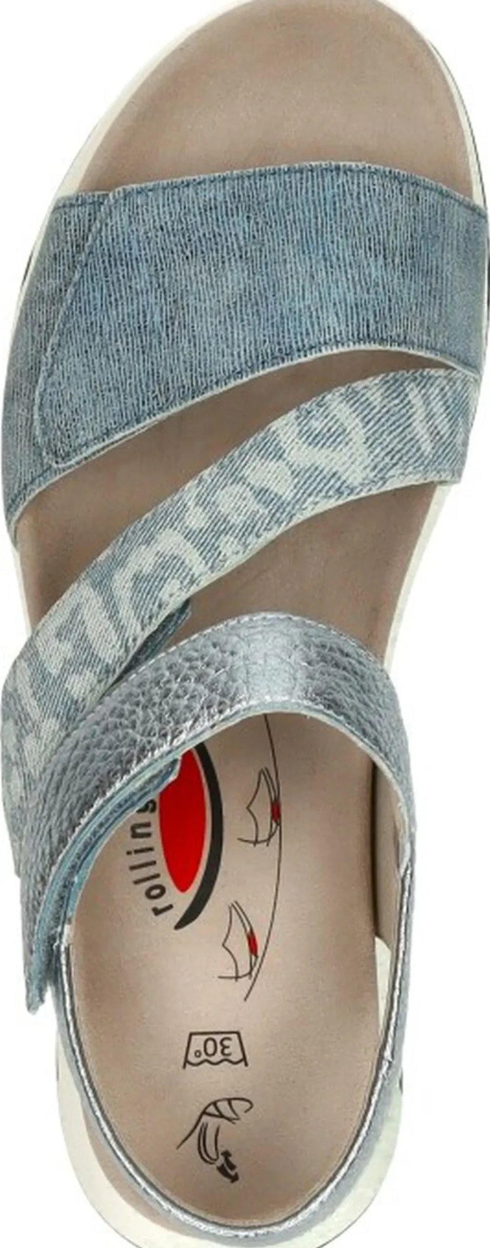 Gabor Rollingsoft Blauw Outlet