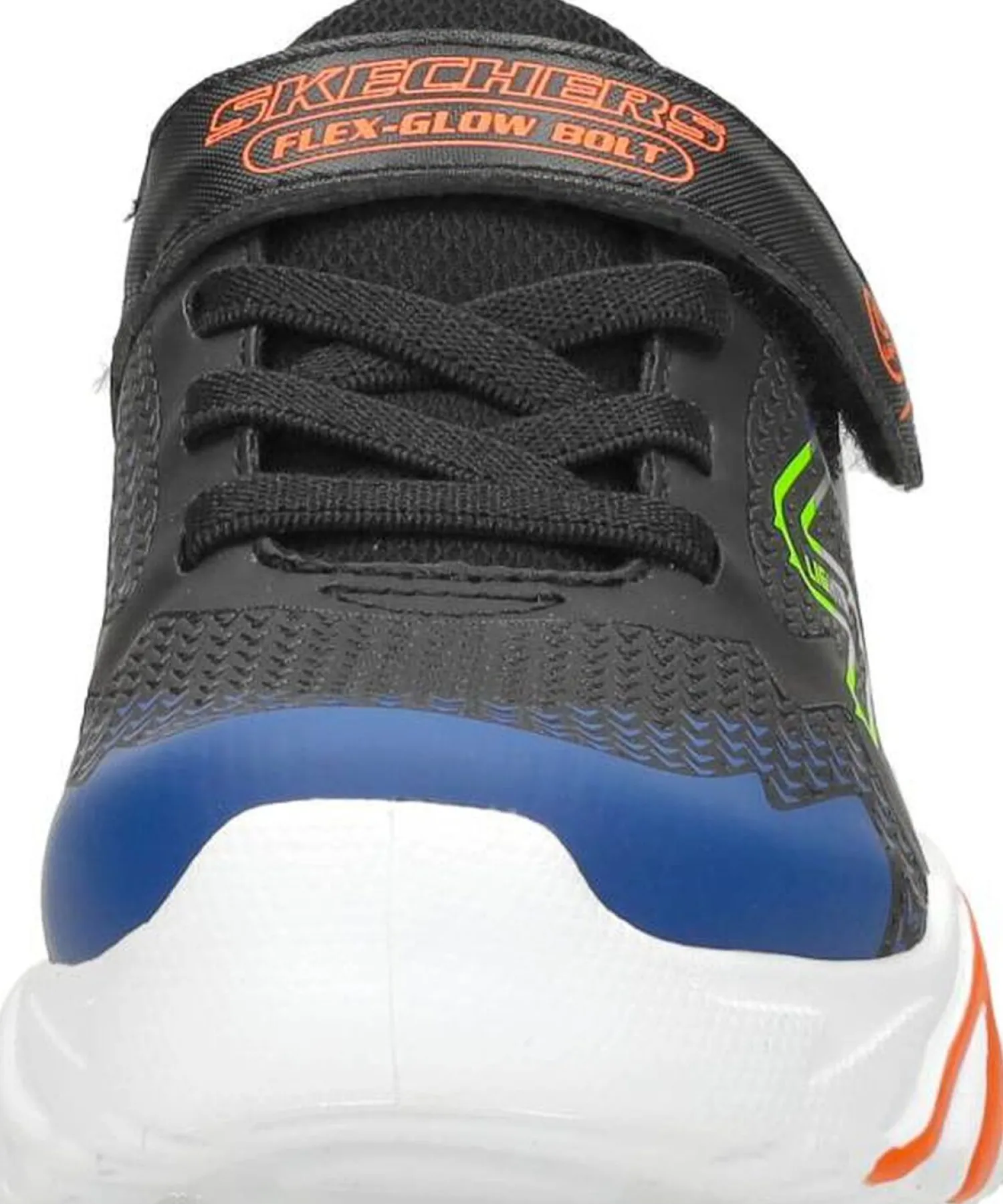 Skechers S Lights: Flex-Glow Bolt Zwart Sale