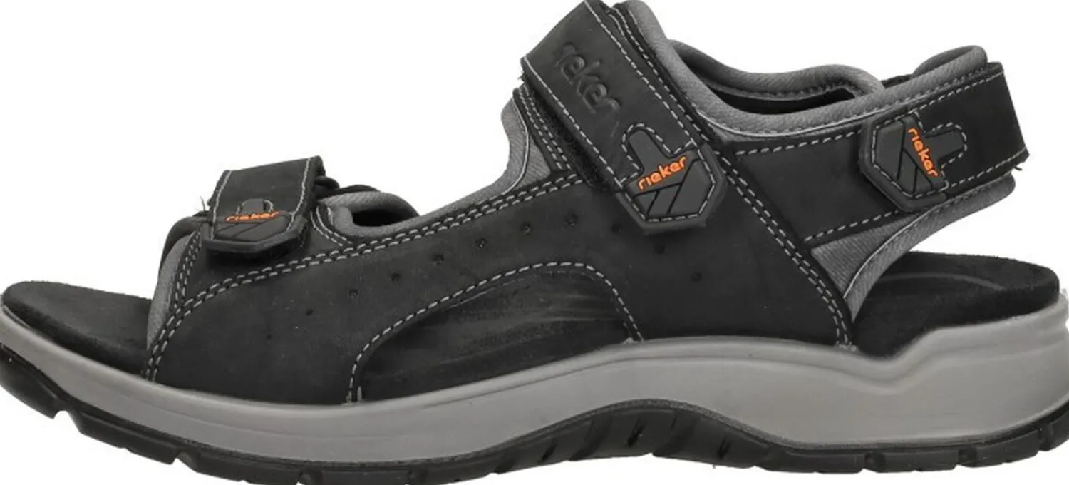 Rieker Sandalen Zwart Outlet
