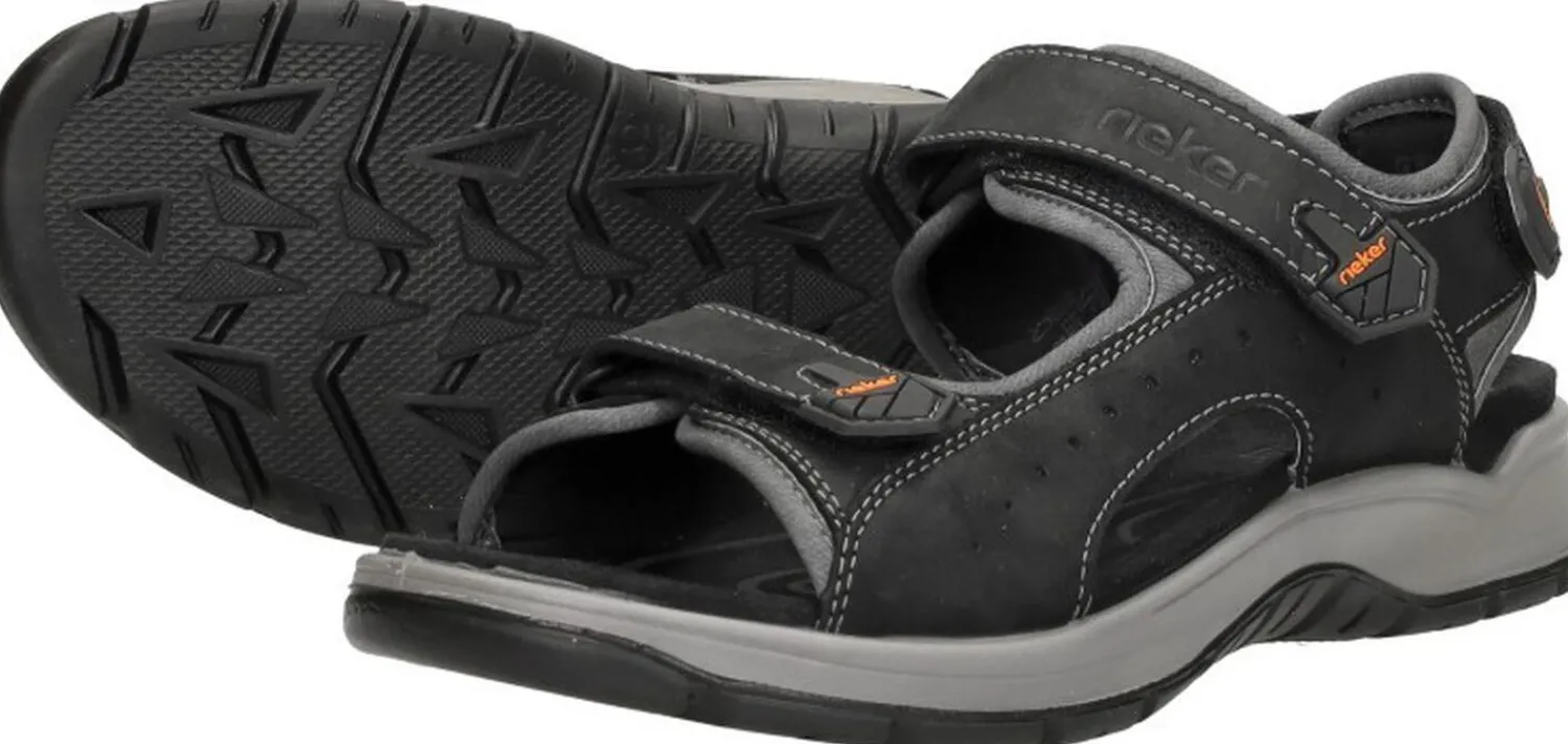 Rieker Sandalen Zwart Outlet